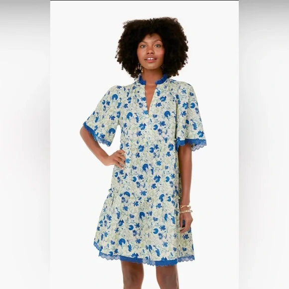 XL Tuckernuck Bluebird Melody Crawford Dress NWT - Picture 1 of 3
